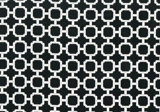 4 Yds  Mill Creek Fabric Hockley Noir   Indoor/Outdoor Drapery  Upholstery  