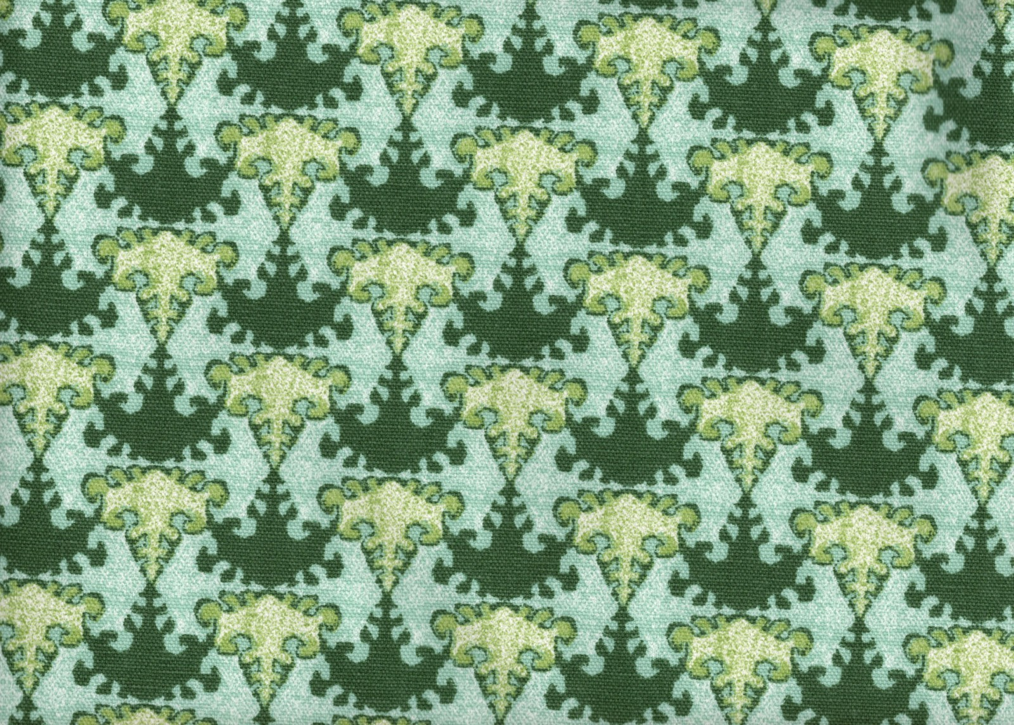 2 Yds Lacefield Fabric  Tessa Cucumber  Cotton Drapery Upholstery