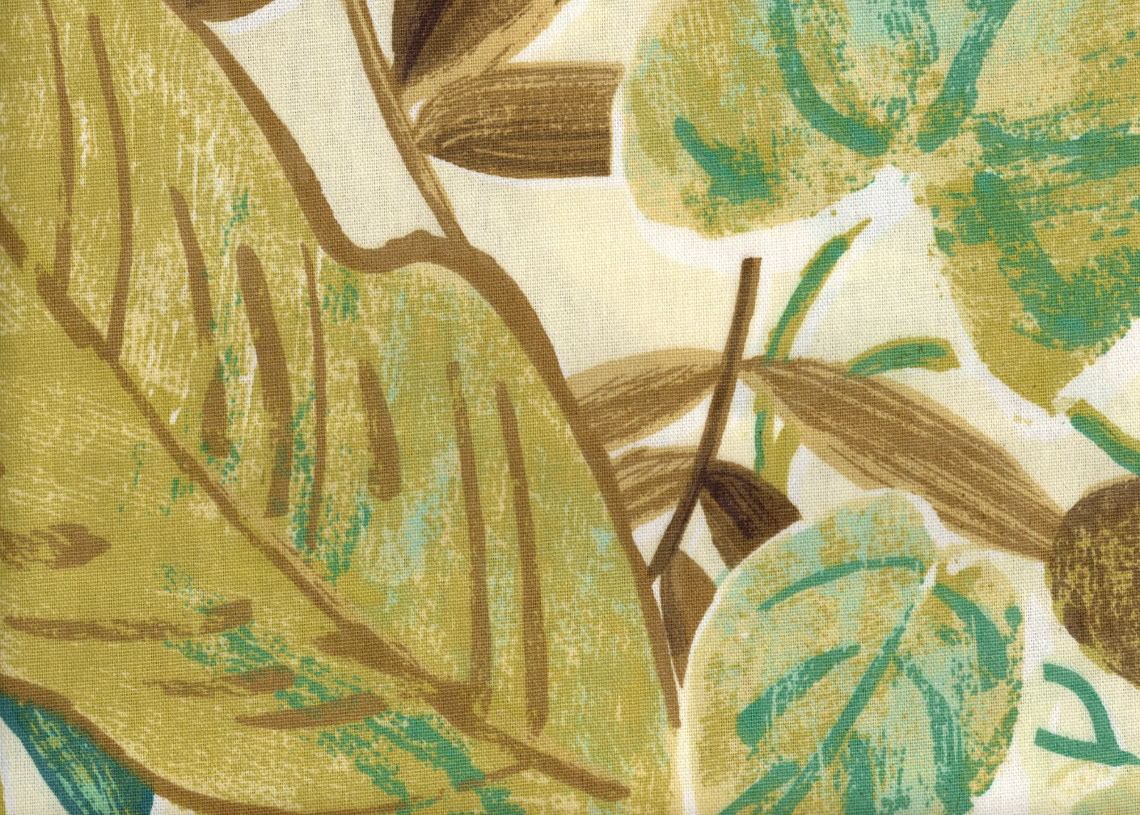 5.75 Yds Mill Creek Fabric Gold Brown Green  Indoor/Outdoor Drapery Upholstery