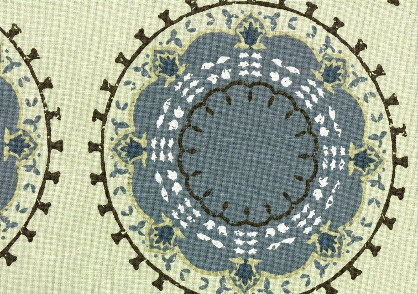 5 Yds  Robert Allen Fabric Dwell Studio Gray Brown Beige Drapery  Upholstery 