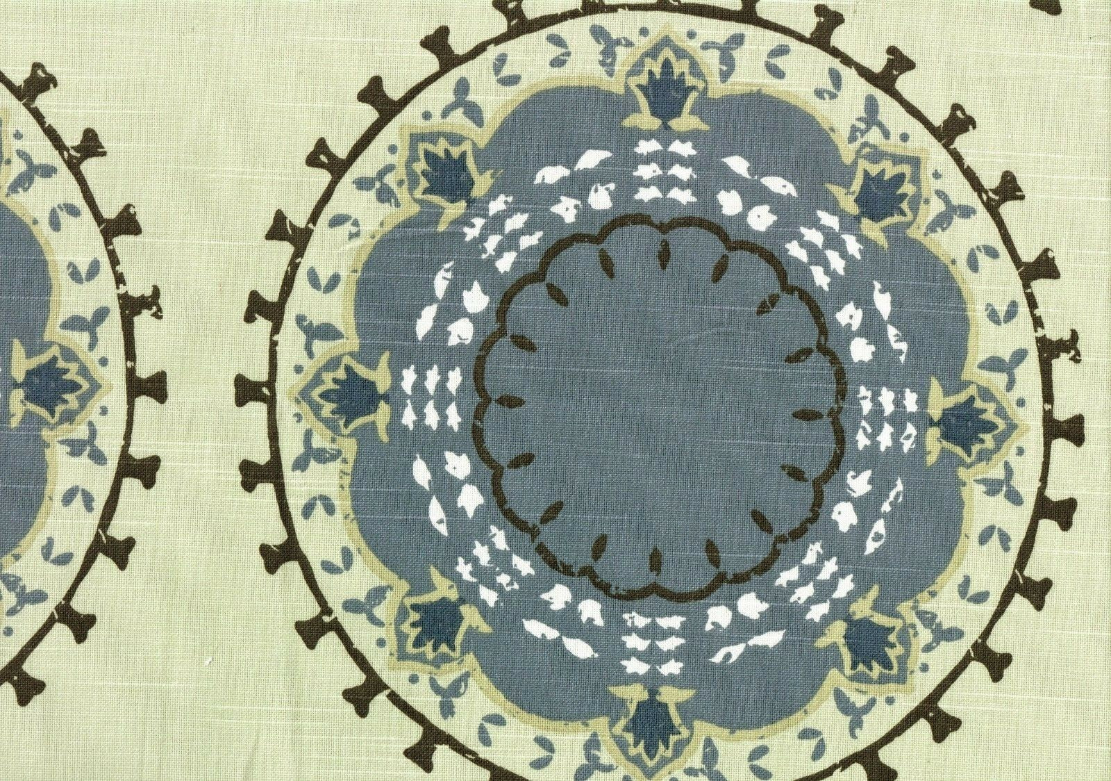 5 Yds  Robert Allen Fabric Dwell Studio Gray Brown Beige Drapery  Upholstery 