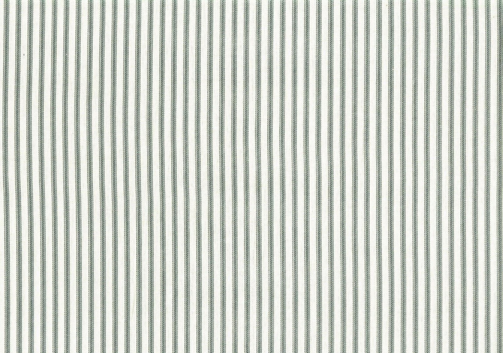 2.75 Yds Designer Fabric Gray  Stripe Cotton  Print   Drapery Upholstery 