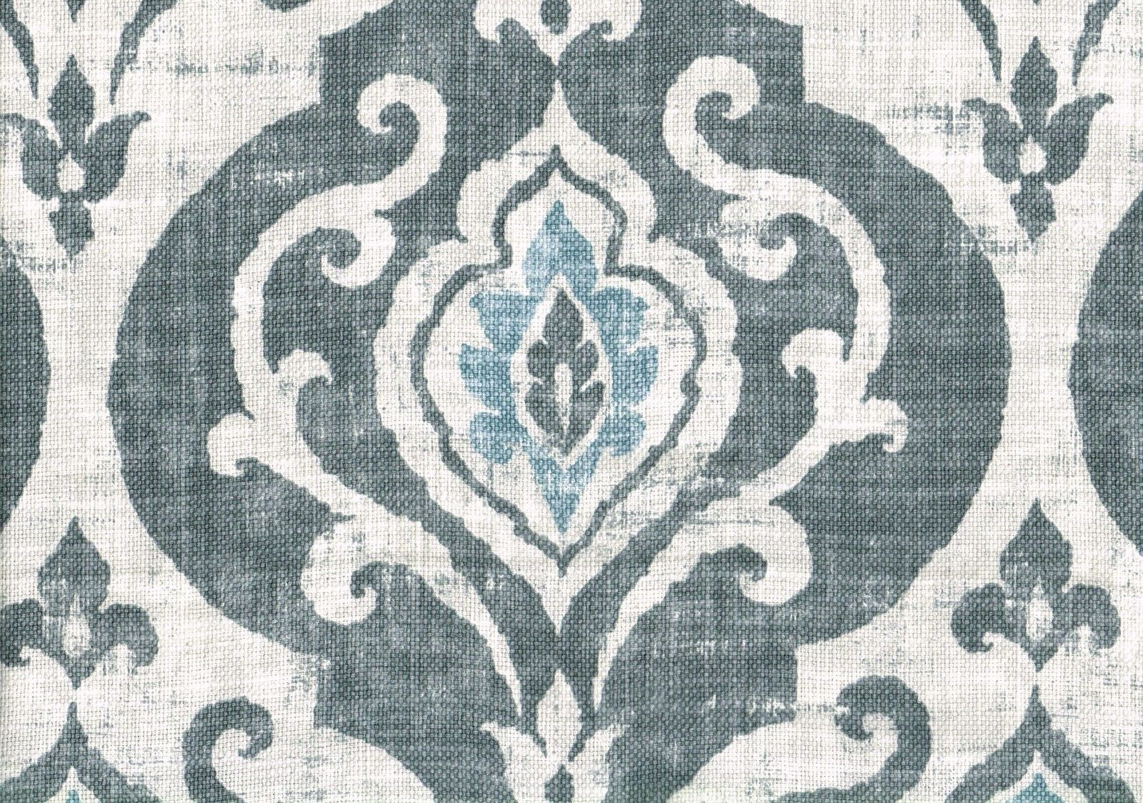 Covington Fabric Suri Slate Cotton Blend Drapery Upholstery