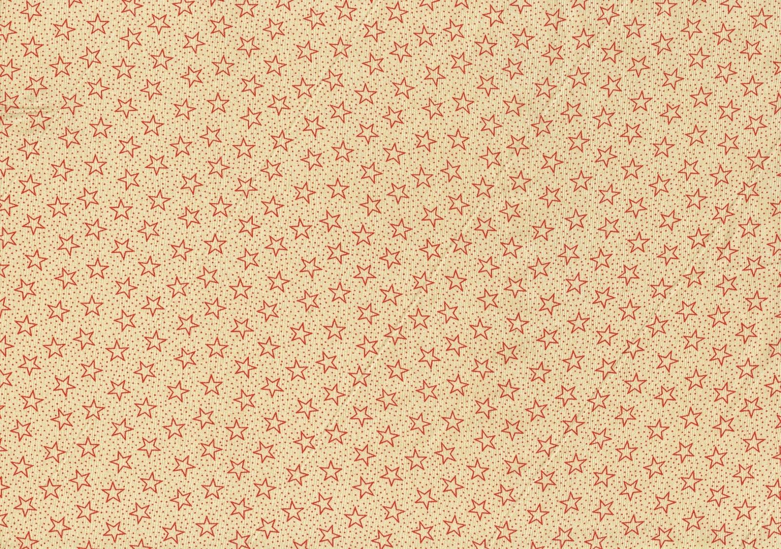 Christmas Fabric Patriotic Small Stars 100% Cotton  Drapery Upholstery