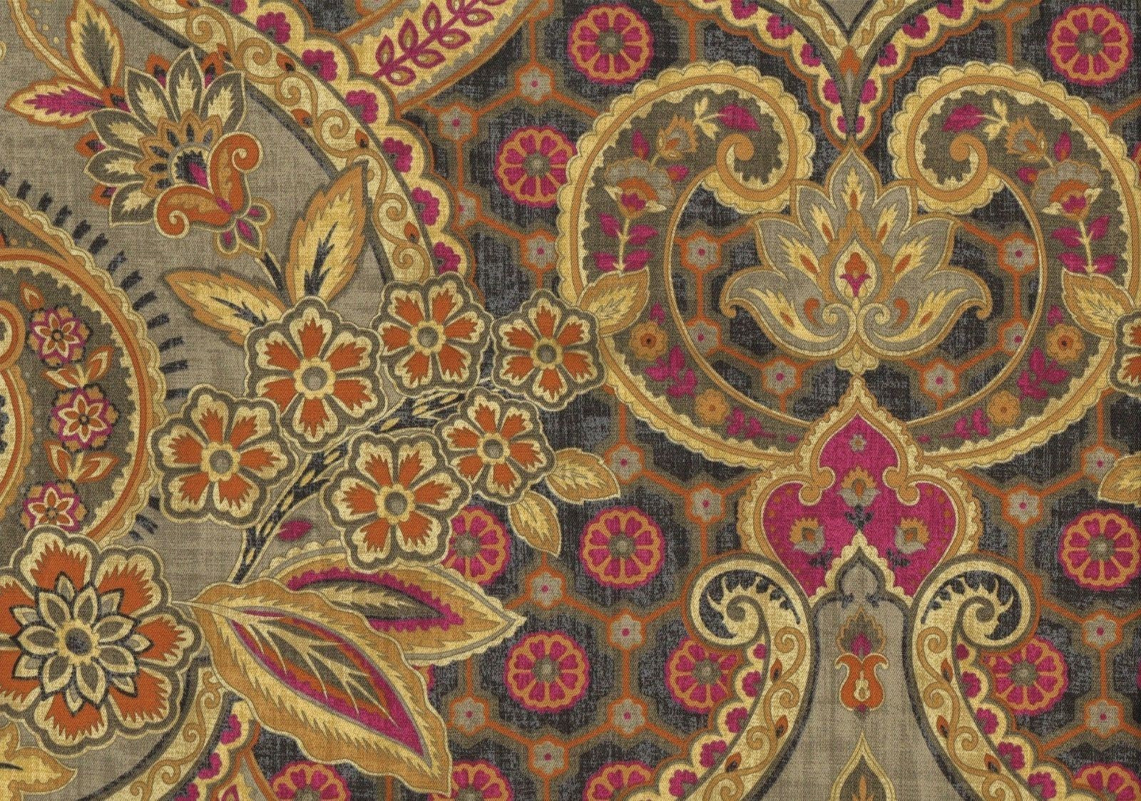 PKaufmann Fabric Moonlit Shadows Spice  Cotton  Drapery Upholstery 