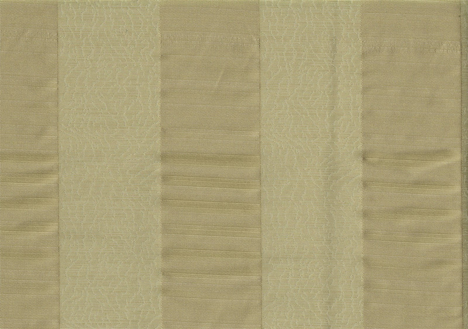 3 Yds Robert Allen Running Path Green Tea Gold Stripe Drapery  Upholstery 