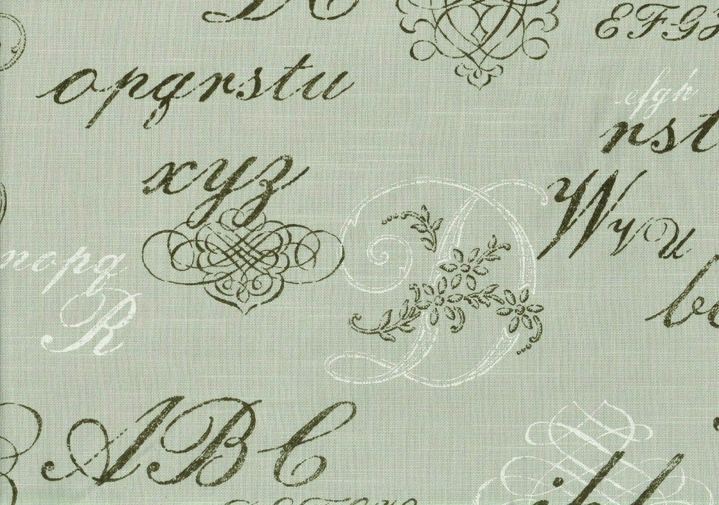 PKaufmann Fabric Monogram Pewter    Drapery Upholstery 