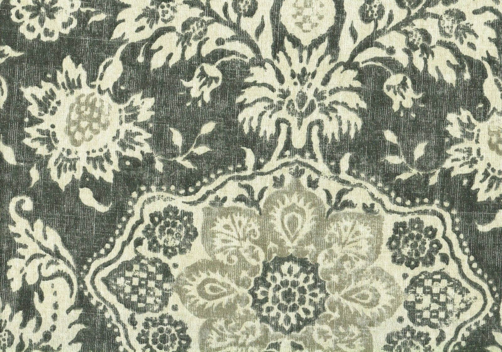 6 Yards  Magnolia Home Fabric Belmont Metal  Cotton Duck   Drapery Upholstery