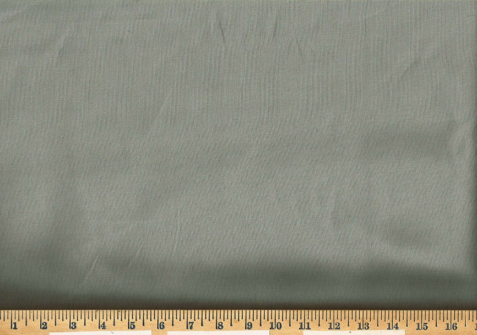 3.50 Yds Designer Fabric Plain Shade Gray Cotton Duck  Drapery Upholstery 