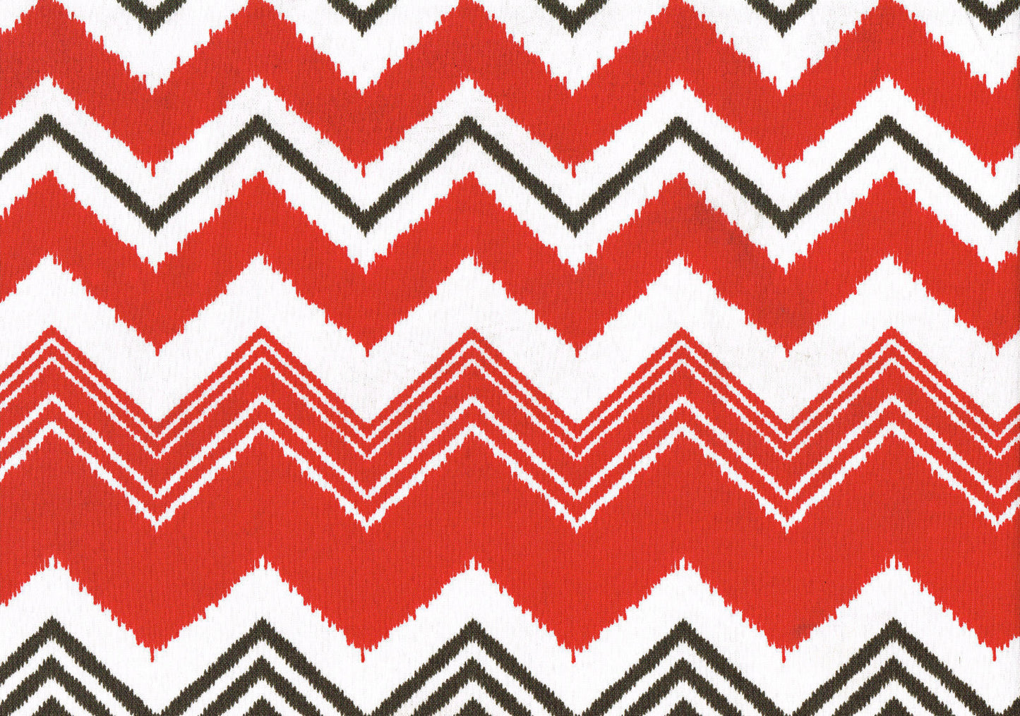 Premier Prints Red White Black Chevron Indoor/Outdoor Drapery Upholstery   