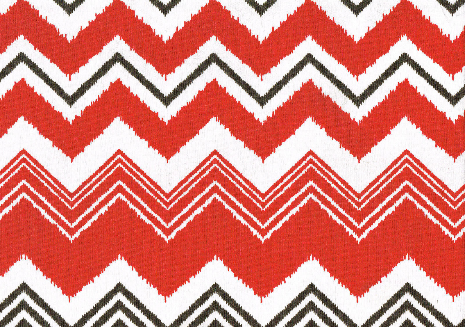 Premier Prints Red White Black Chevron Indoor/Outdoor Drapery Upholstery   