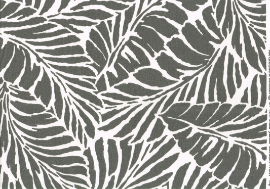 6 Yds Mill Creek Fabric Taupe Leaves  Cotton Drapery Upholstery