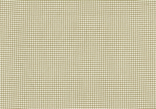 4 Yds Designer Fabric Brown Small Check Cotton  Drapery Upholstery
