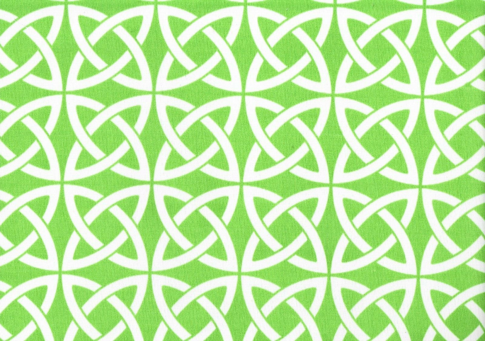 Designer Fabric Lime Green Geometric Print Indoor/Outdoor Drapery Upholstery 
