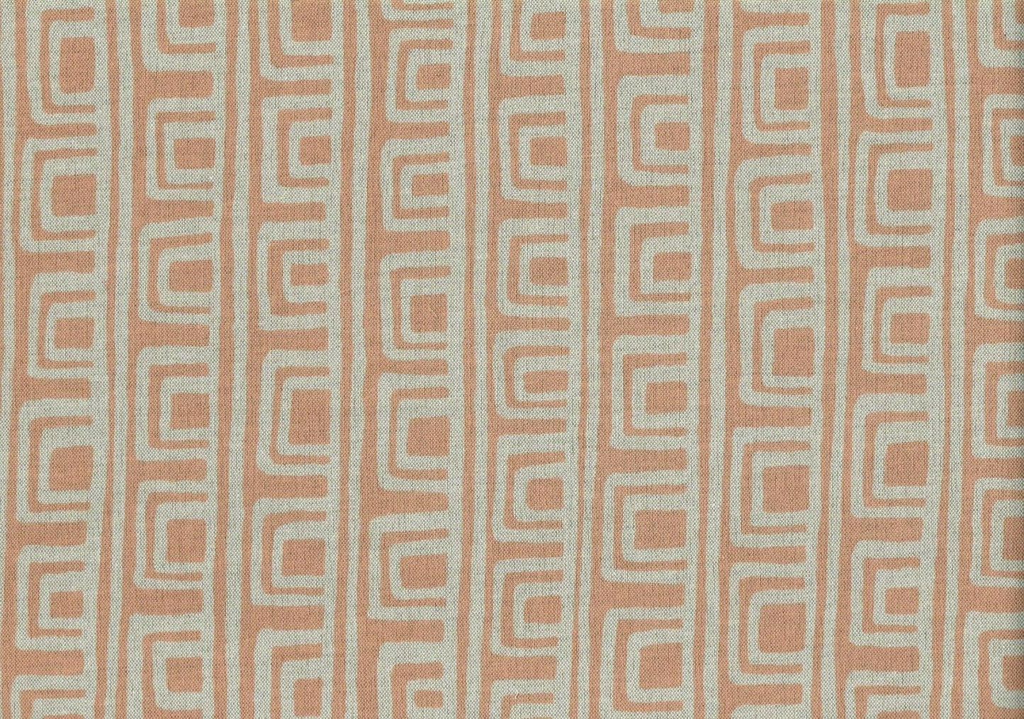 PKaufmann Fabric On the Square Baked Clay   Drapery Upholstery 