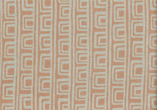 PKaufmann Fabric On the Square Baked Clay   Drapery Upholstery 