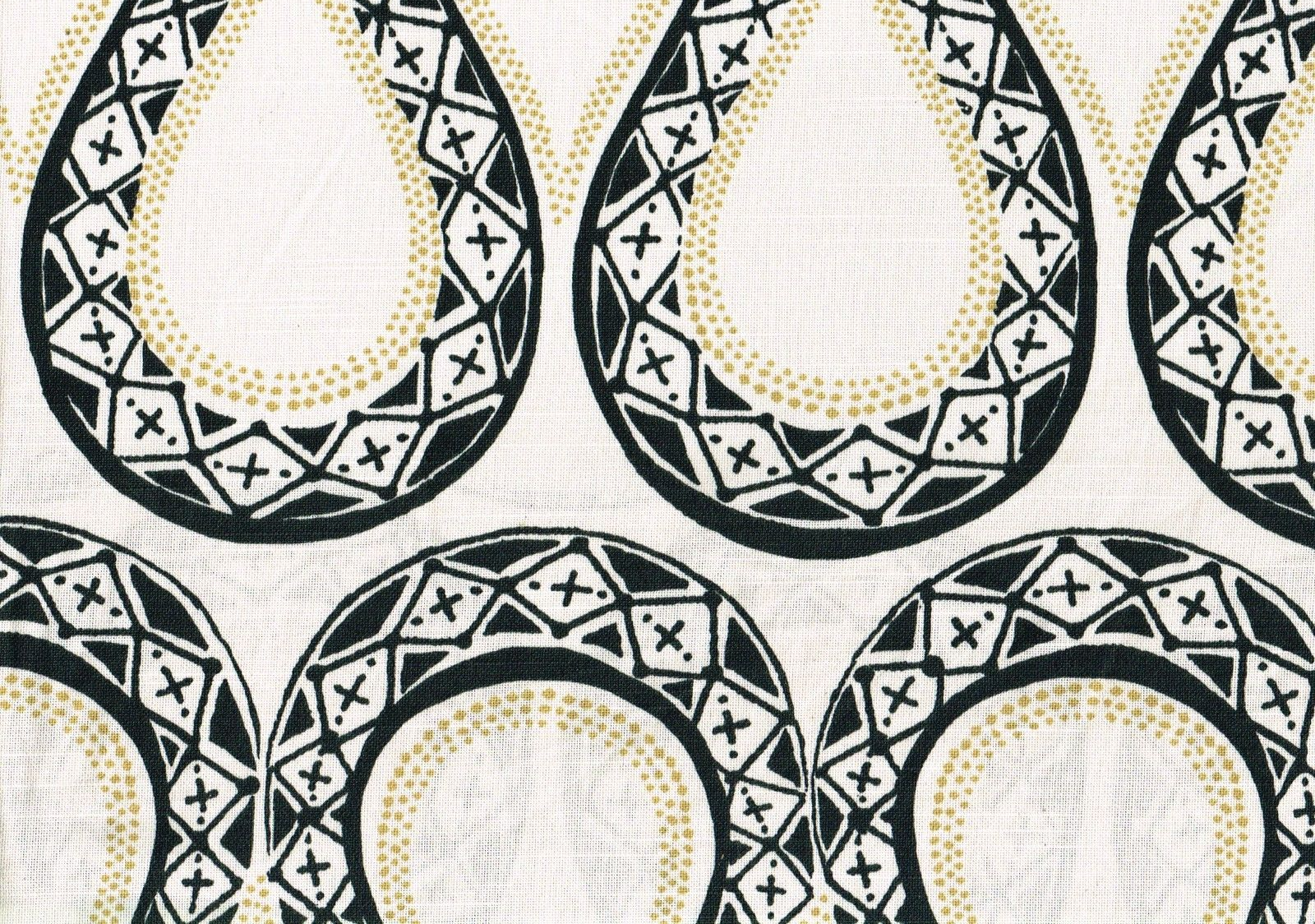 Genevieve Gorder Fabric Sexy Serpentine  Cotton Drapery Upholstery