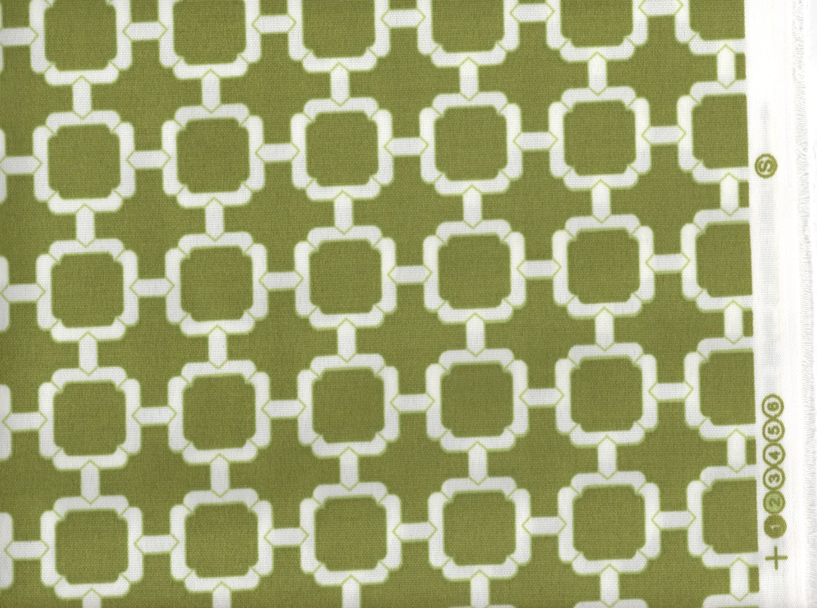 6 Yds Mill Creek Fabric Hockey Pear Indoor/Outdoor Drapery Upholstery