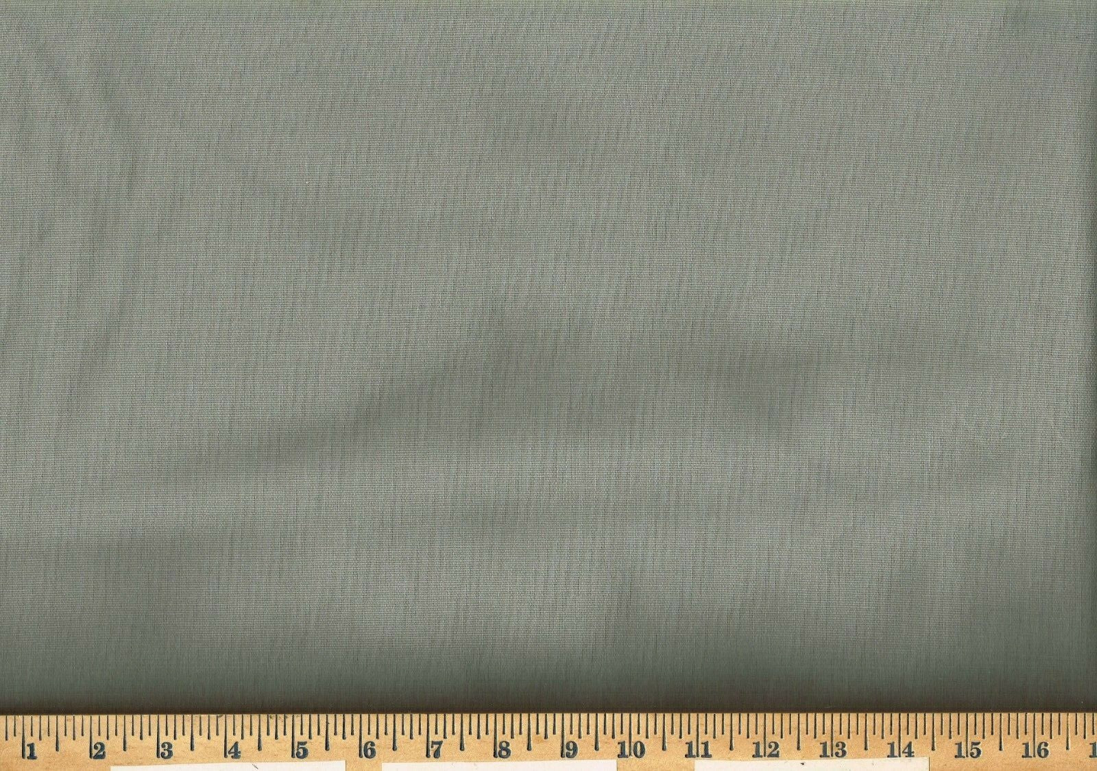 3.50 Yds Designer Fabric Plain Shade Gray Cotton Duck  Drapery Upholstery 