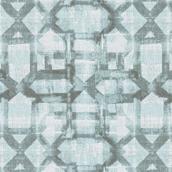 5.50 Yds  Sunbrella Fabric Bracket Mist Woven  Acrylic Upholstery