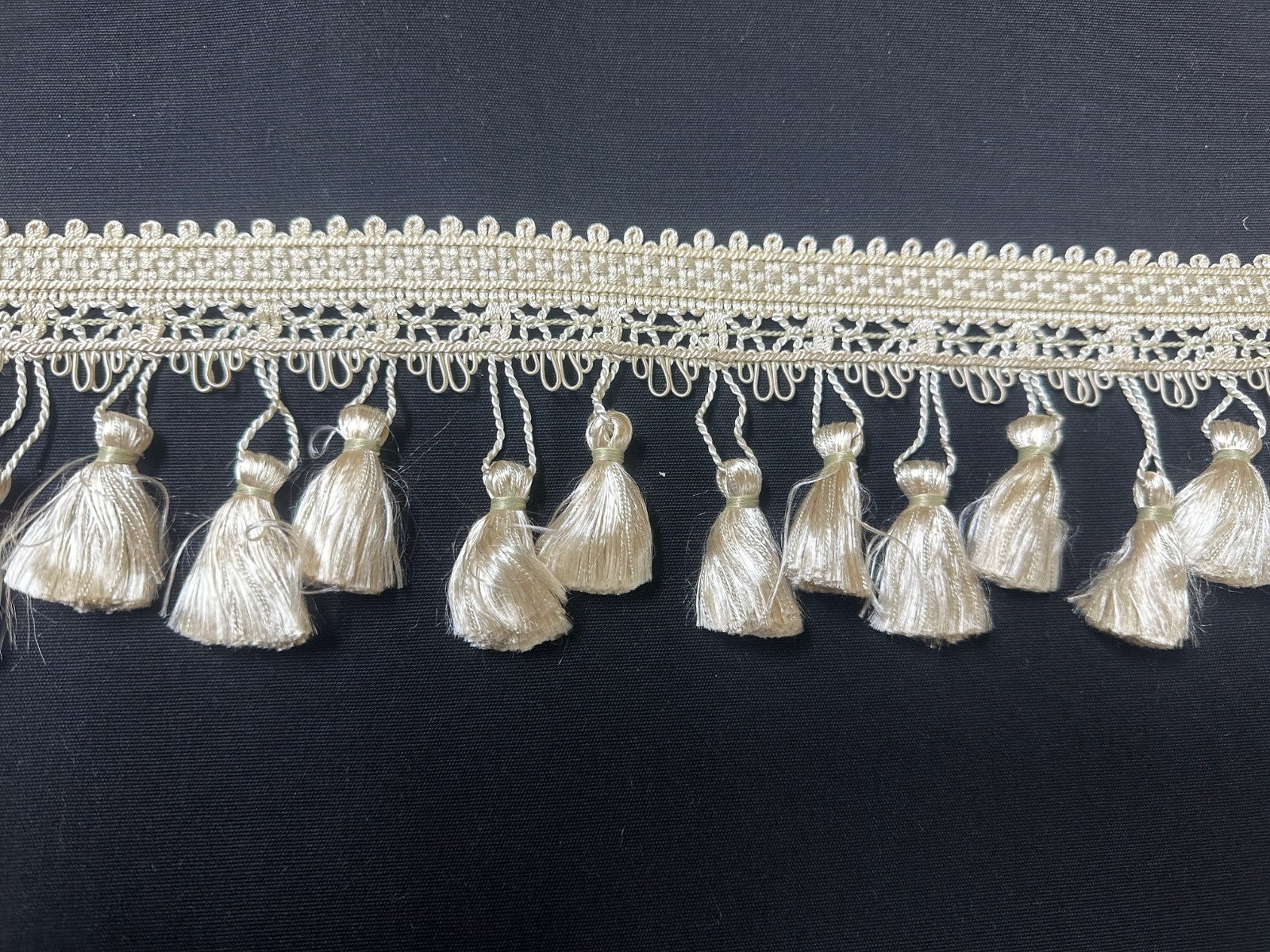 Classical Elements Trim 3.75" Tassel Fringe Cream RM100/14