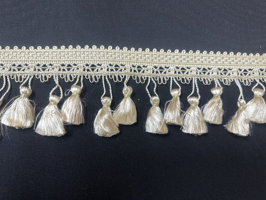 Classical Elements Trim 3.75" Tassel Fringe Cream RM100/14