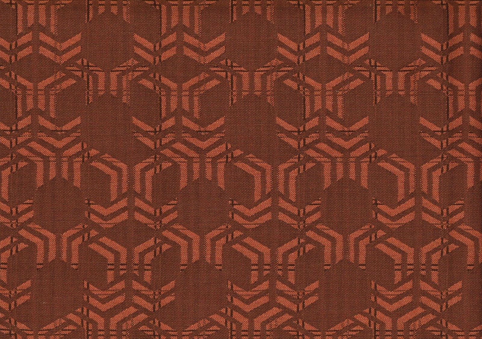 PKaufmann Fabric Rank N File Tepracotta Drapery Upholstery 