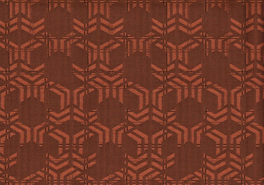 PKaufmann Fabric Rank N File Tepracotta Drapery Upholstery 