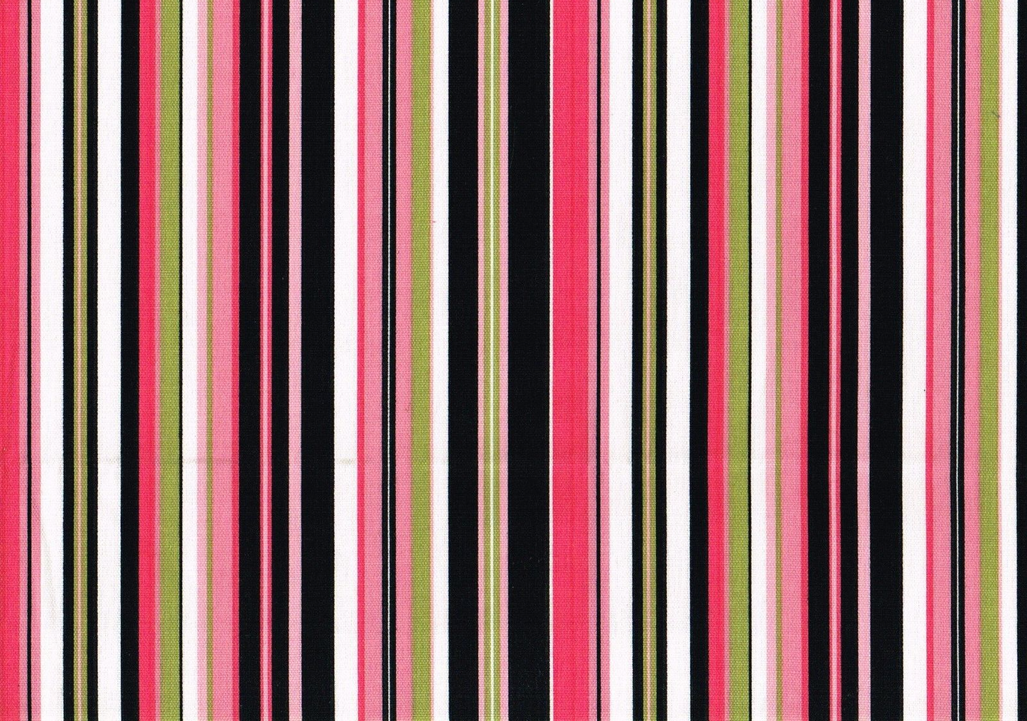 5 Yds Waverly Fabric Beach Umbrella Stripes  100% Cotton  Drapery Upholstery