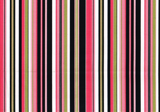 5 Yds Waverly Fabric Beach Umbrella Stripes  100% Cotton  Drapery Upholstery