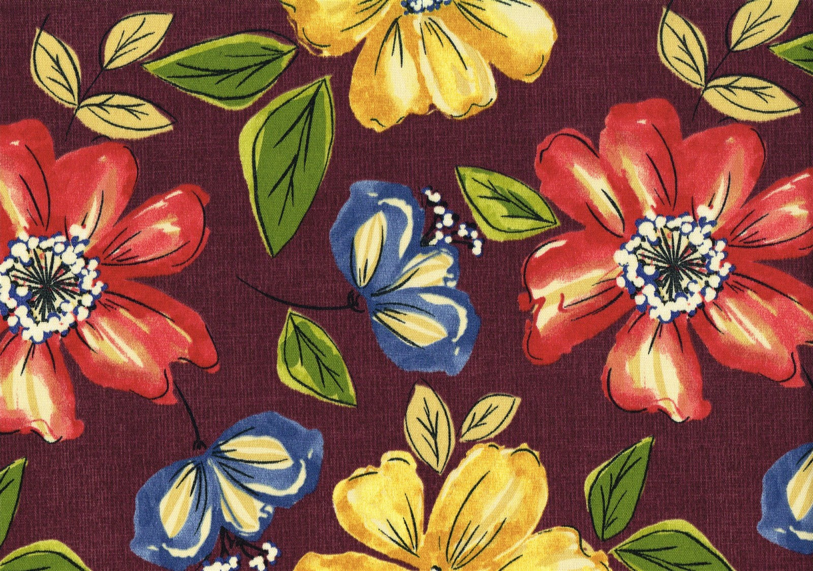 Richloom Maco Fabric Janice Eggplant Outdoor Eggplant   Drapery Upholstery 