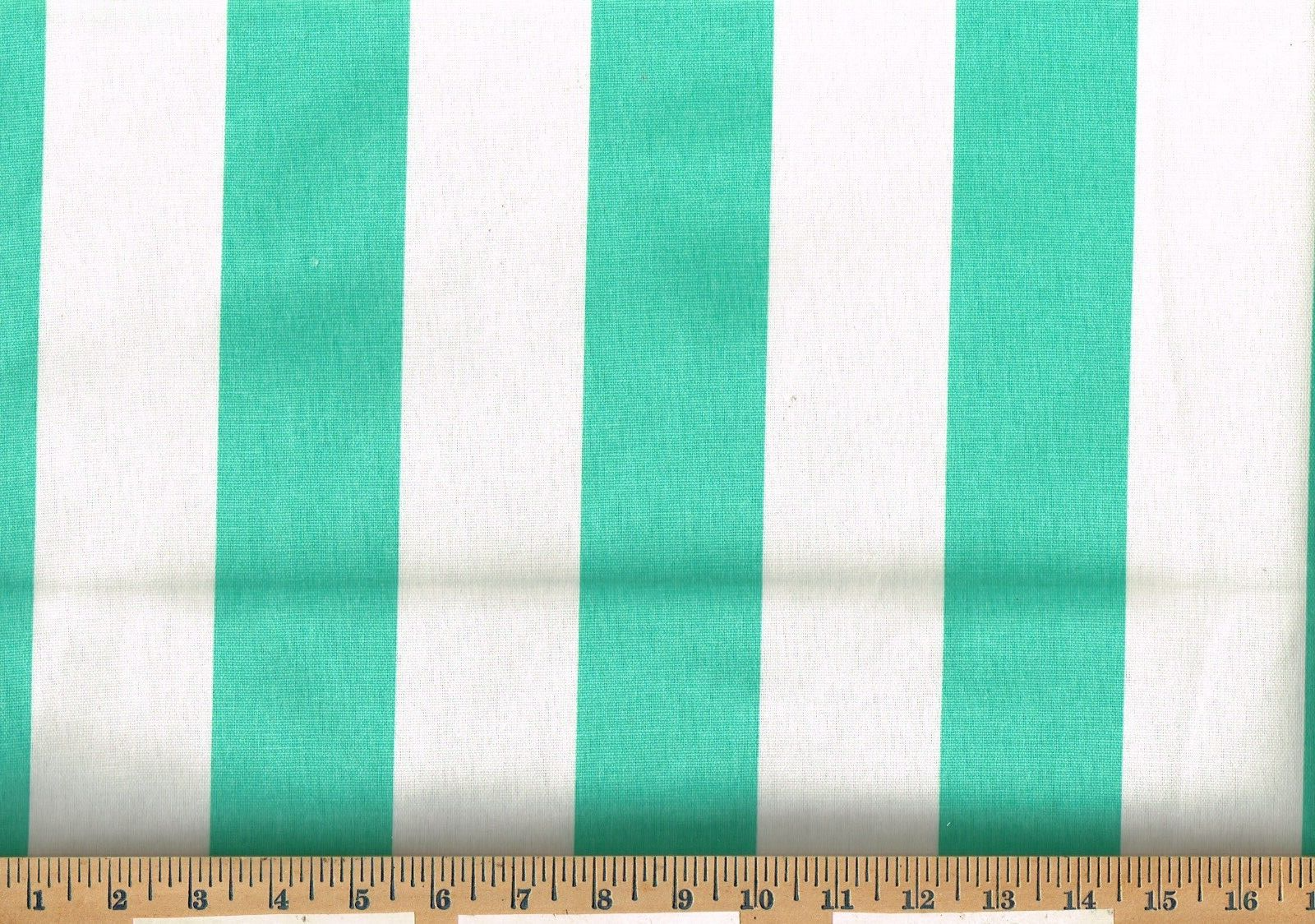 6 Yds Mill Creek Fabric  RW Finnigan Green White Indoor/Outdoor Upholstery