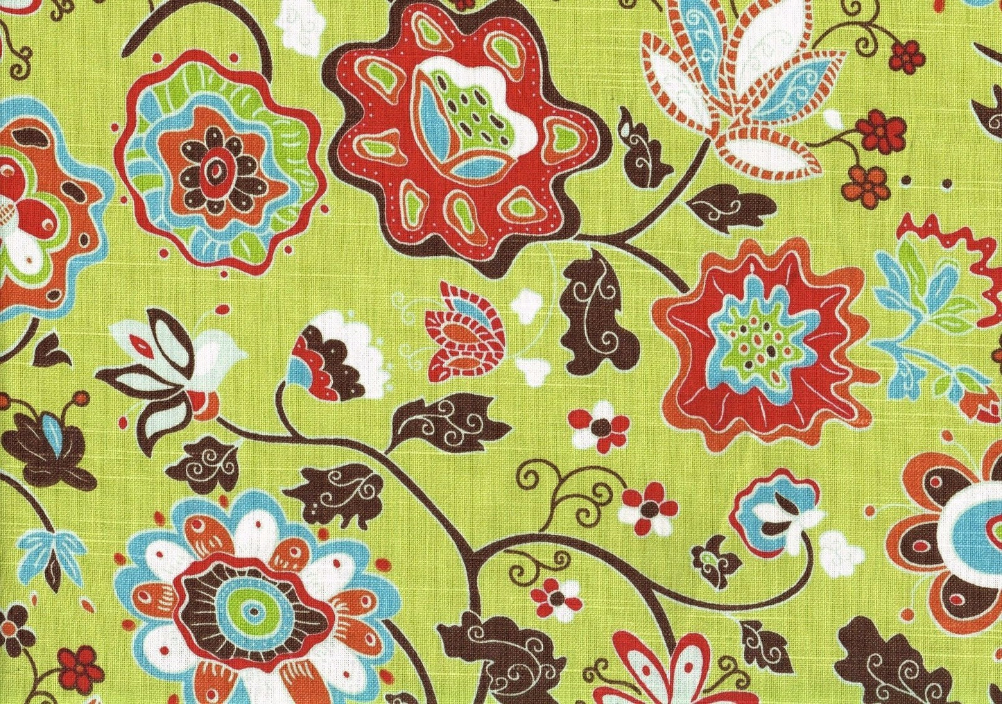Golding Fabric Whimsey Fern  Cotton  Drapery Upholstery 