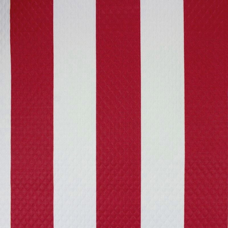 5 Yards Mill Creek Red and  White Indoor/Outdoor  Print Drapery Upholstery