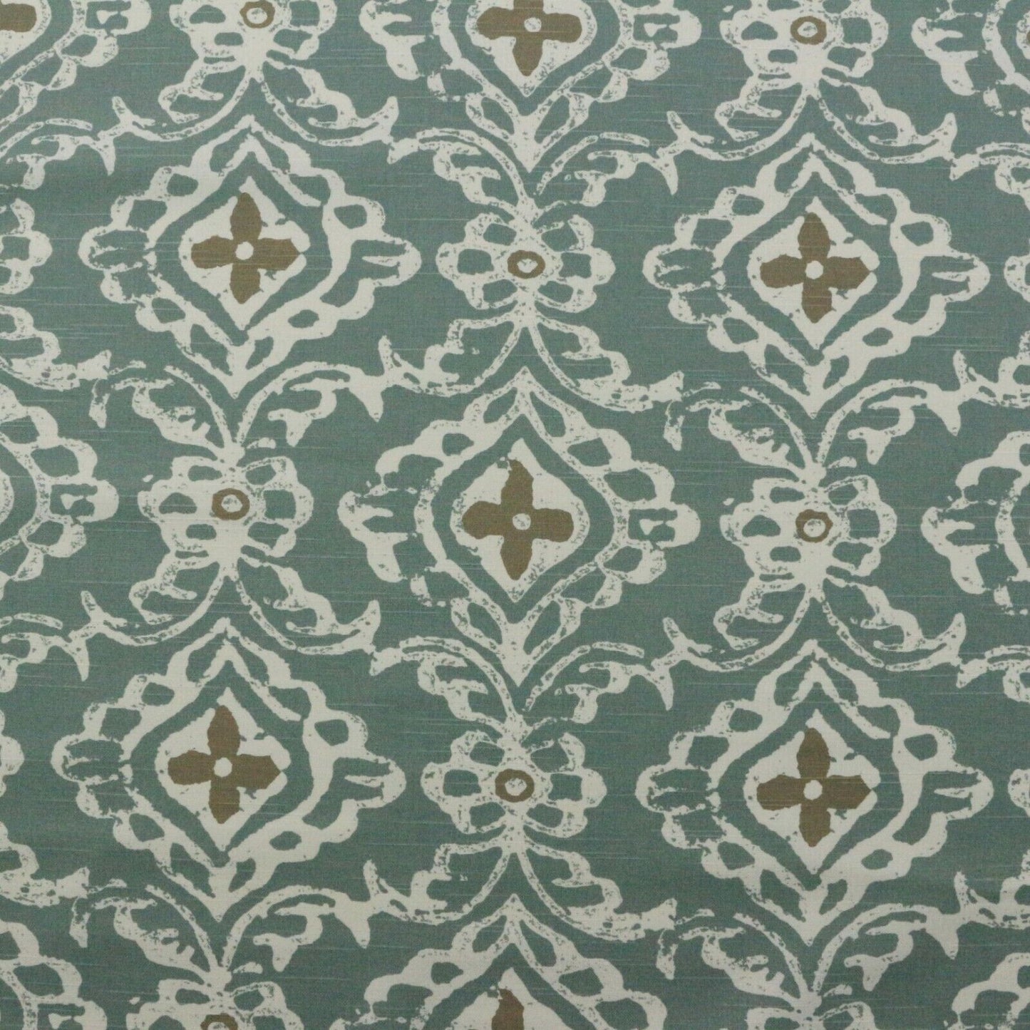 5.25 Yds Lacefield Fabric  KASHMIR SEAGLASS BLUE Cotton Drapery Upholstery