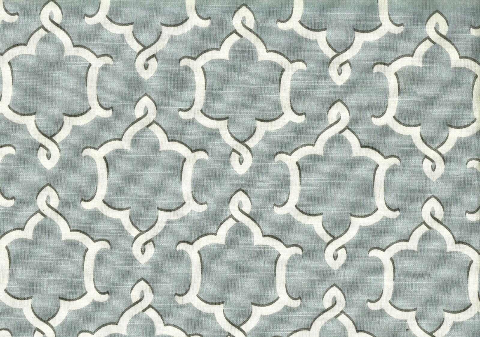  Home Accent Fabric Medina Pearl  Cotton Drapery Upholstery 