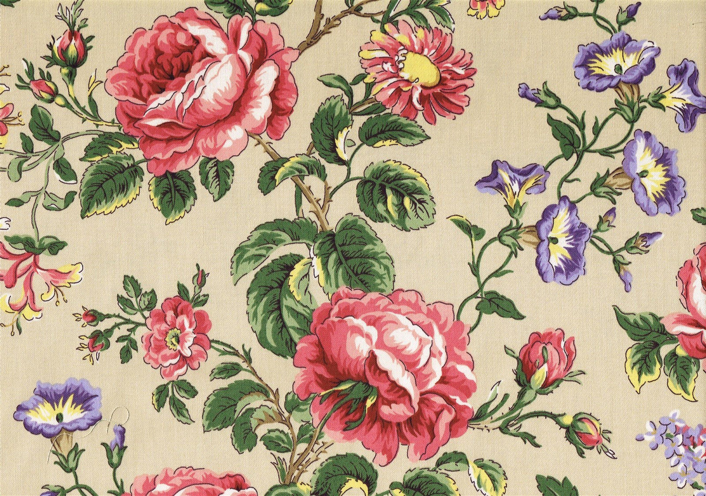 Duralee Fabric Delia Khaki Red Green Gold Lavender  Cotton Drapery Upholstery  