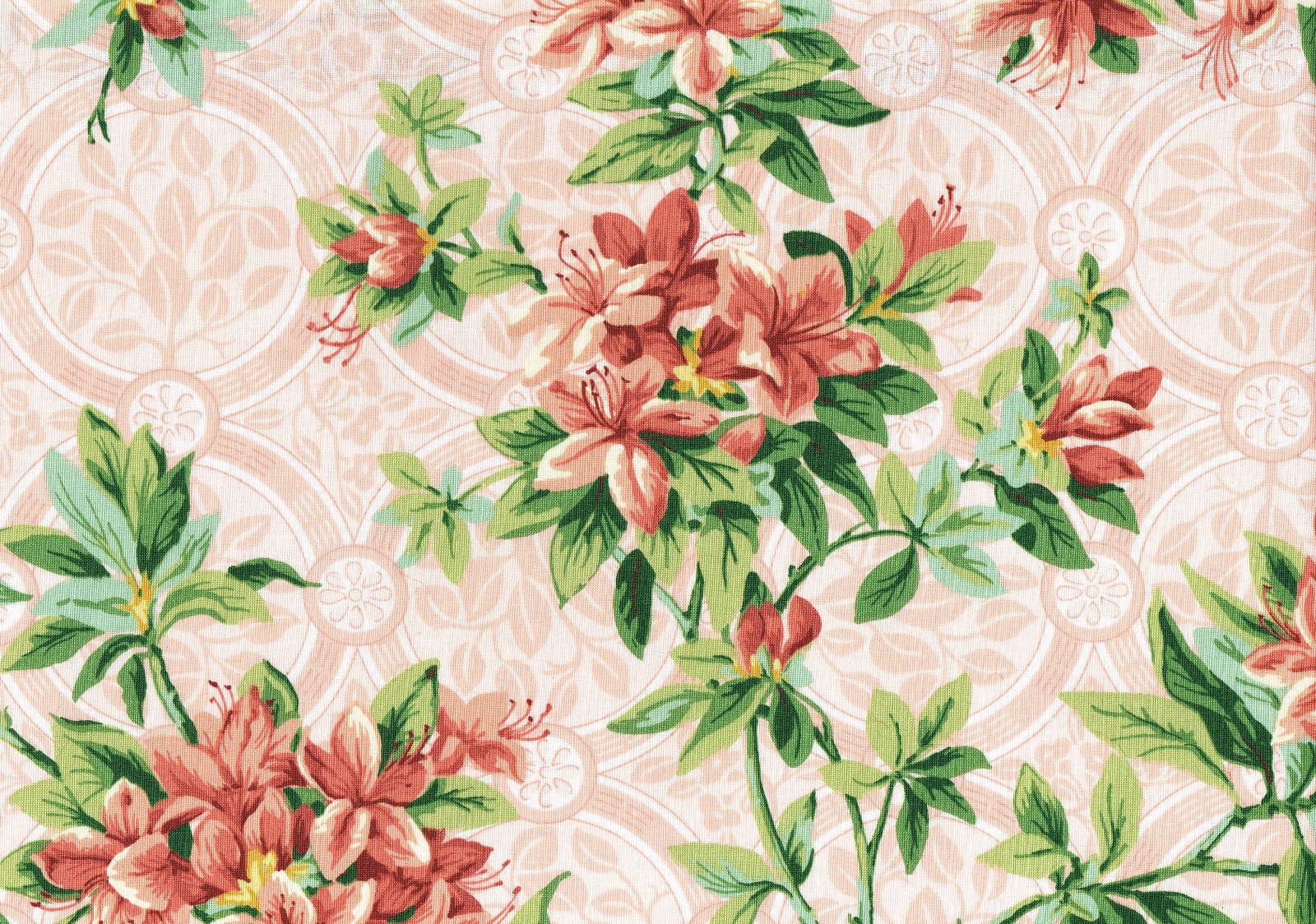 Duralee Fabric Sag Harbor Branch Cotton Floral   Drapery Upholstery