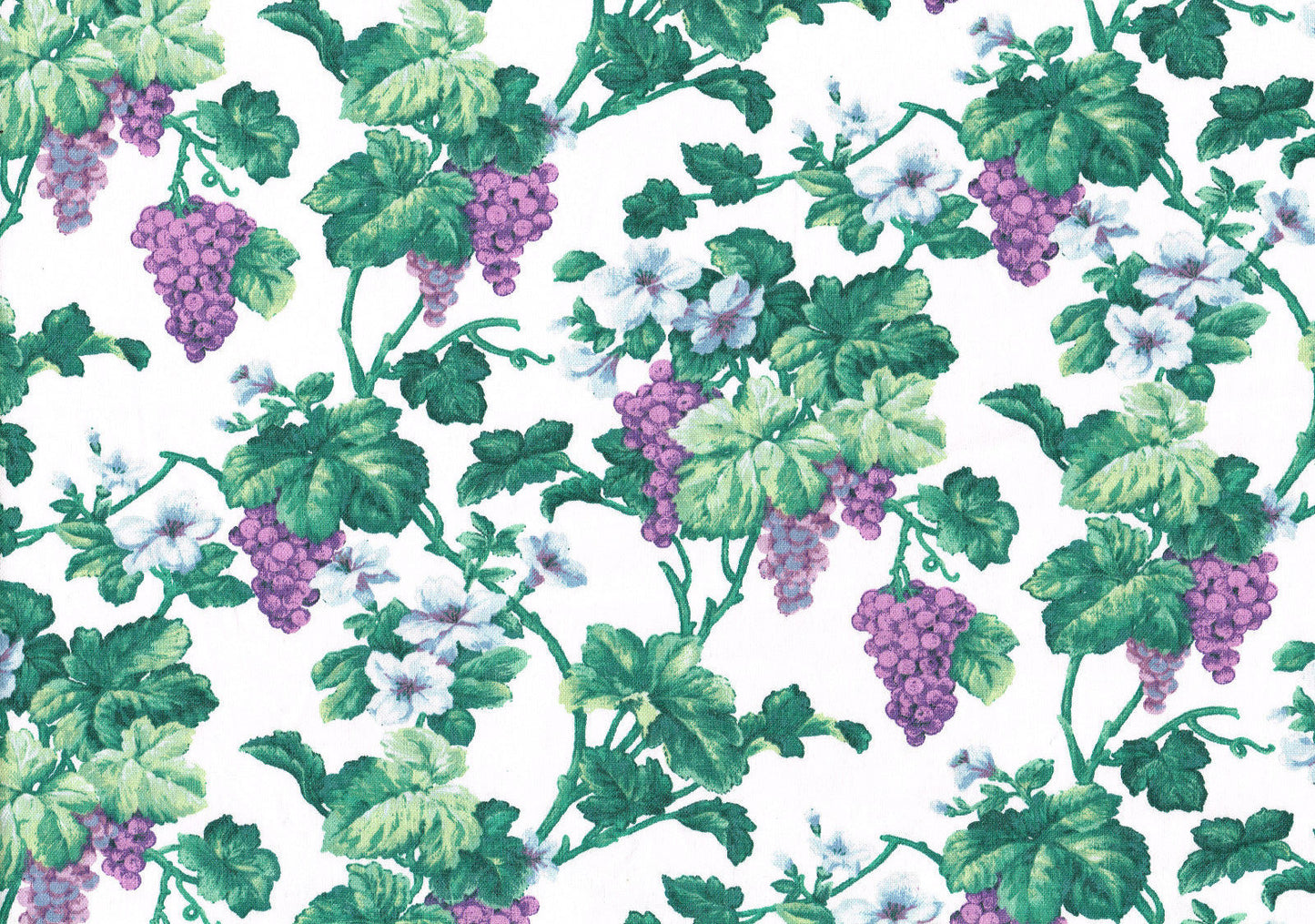 Interior Fabrics Grapes White Lavender Green Blue Drapery Upholstery 