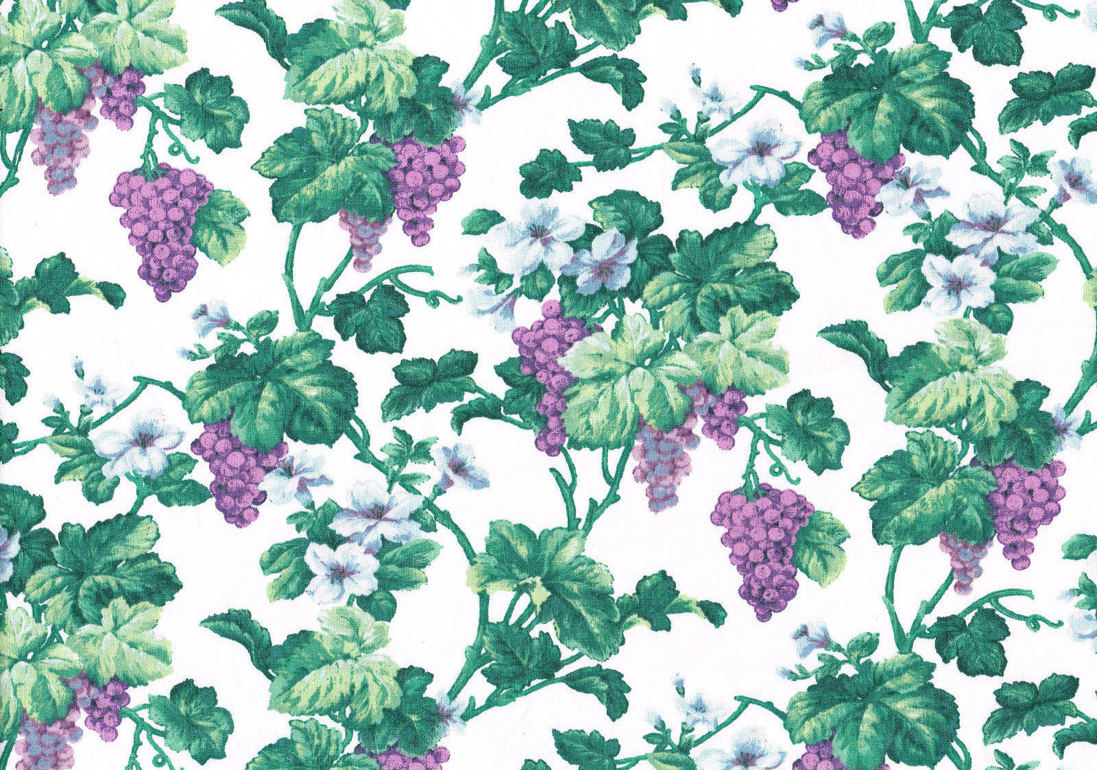 Interior Fabrics Grapes White Lavender Green Blue Drapery Upholstery 