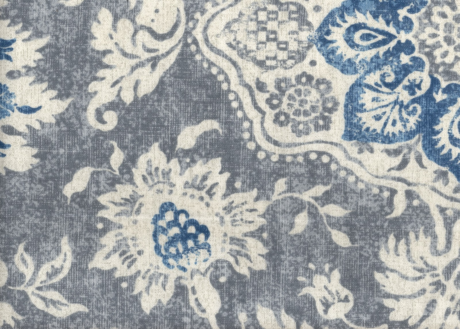 6 Yds  Magnolia Home Fabric Belmont Admiral Cotton Duck   Drapery Upholstery