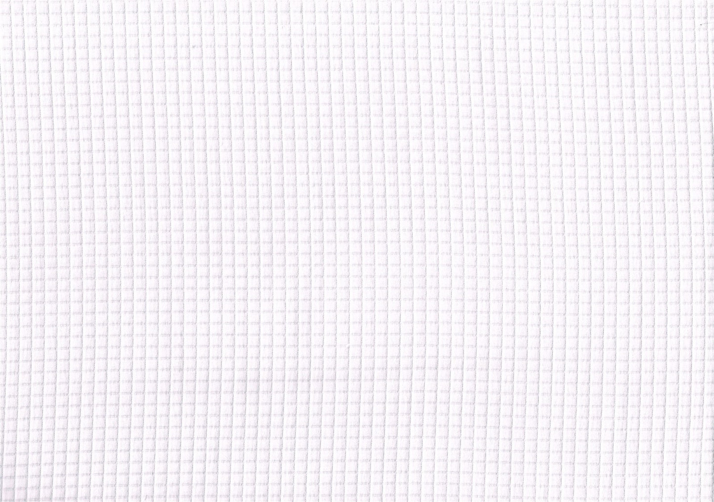 Robert Allen Fabric White Waffle Weave Cotton Drapery  Upholstery 