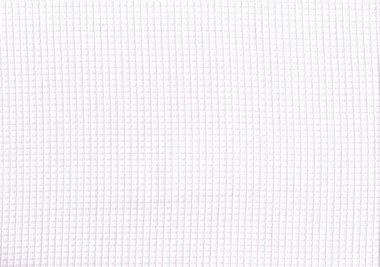 Robert Allen Fabric White Waffle Weave Cotton Drapery  Upholstery 