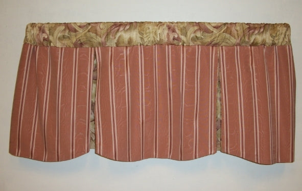 Mill Creek Fabric Striped Print Candy Valance  
