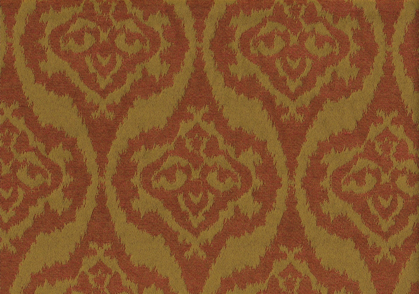 Robert Allen Fabric Filaree Canyon Red Gold Geometric  Upholstery 