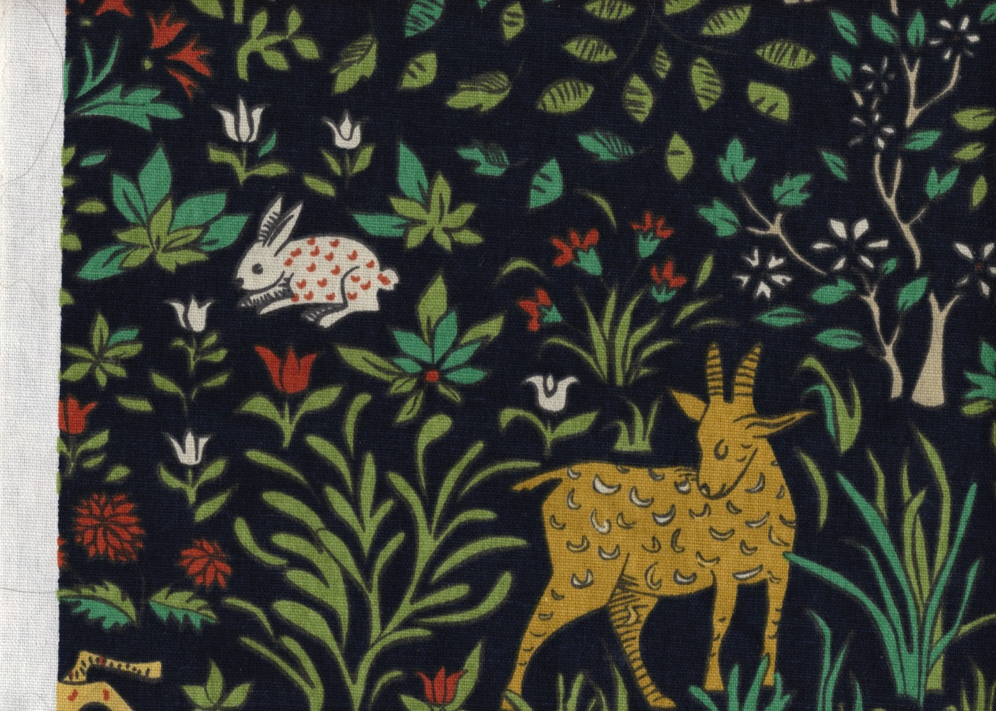 3 Yds Robert Allen Fabric  Animal Kingdom Cotton Drapery Upholstery