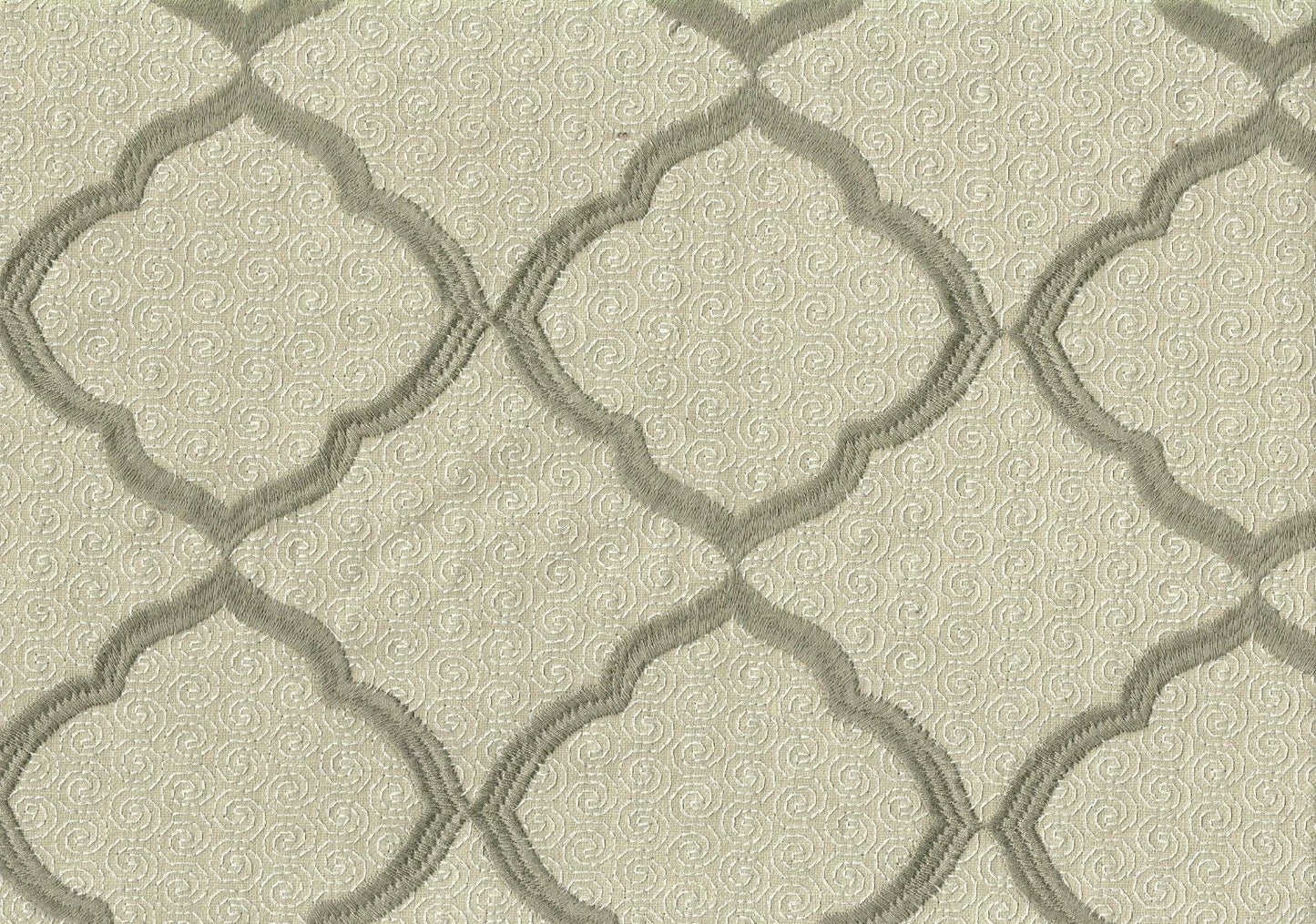 Richloom Fabric Platinum Collection Capricorn Embroidered Drapery Upholstery 