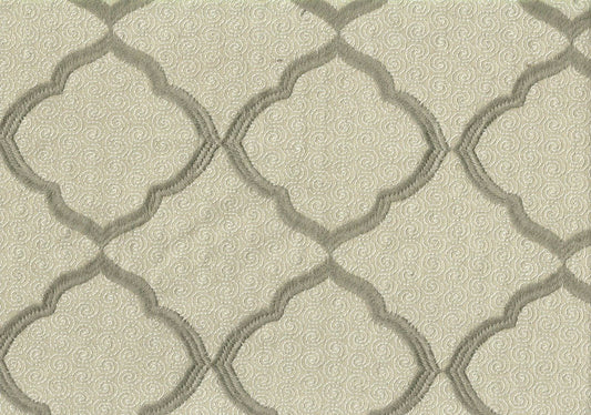 Richloom Fabric Platinum Collection Capricorn Embroidered Drapery Upholstery 
