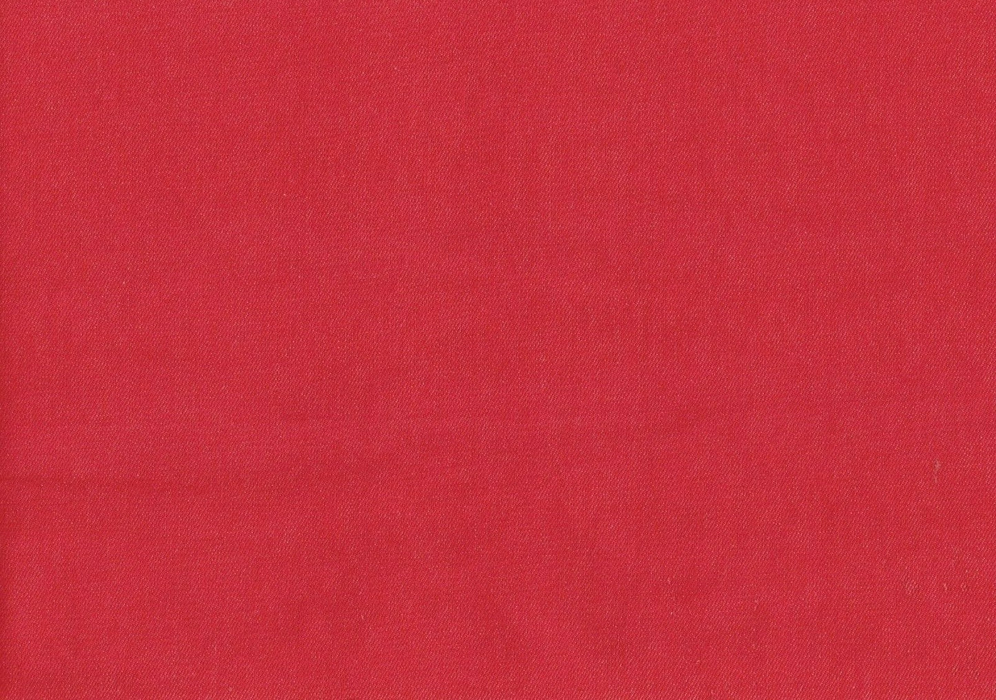 Golding Fabric Red Denim Cotton  Drapery  Upholstery 