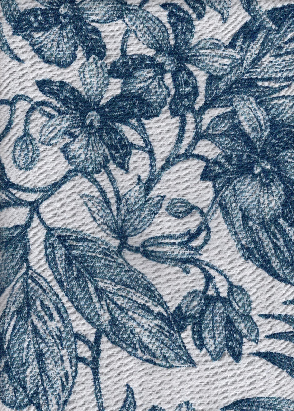 Sunbrella Fabric Liselle Blue   Acrylic Drapery/Upholstery